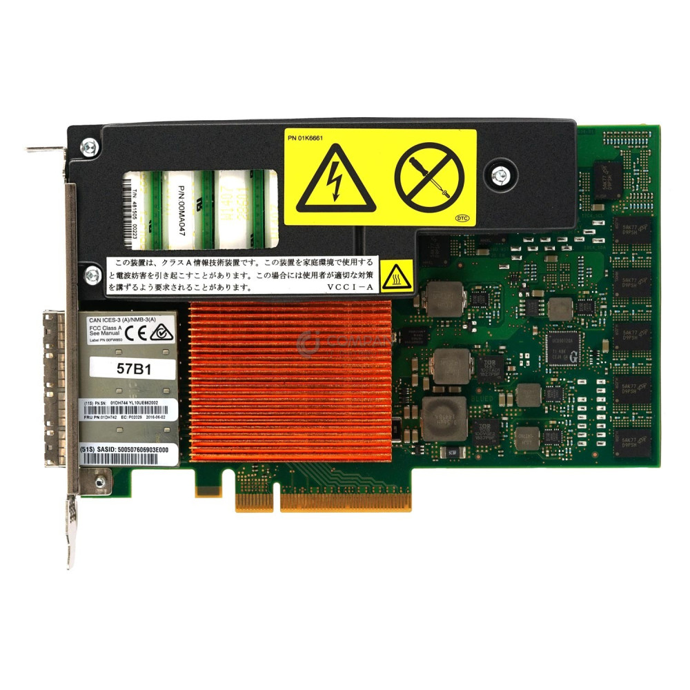 57B1 IBM PCIE3 RAID 6G + SAS ADAPTER QUAD-PORT 12 GB CACHE FOR PSERIES POWER8 - 01DH742, 01DH744